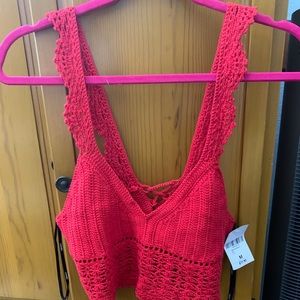 Crochet crop top